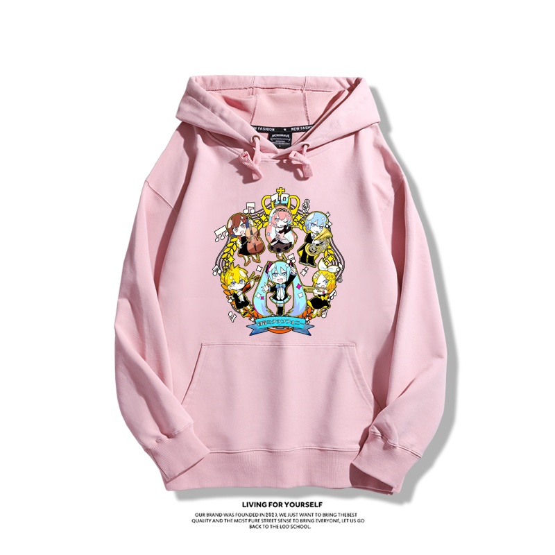 初音未來聯名鵝鴨殺新款 親子情侶男女款連帽衛衣-ZUIHANG SHOP