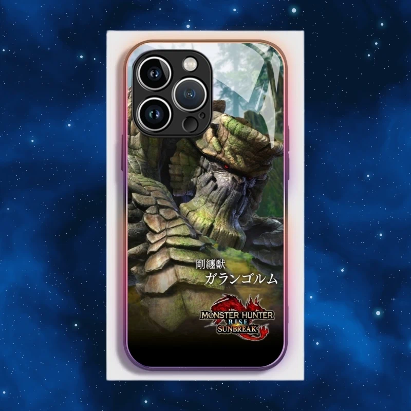 魔物獵人智能夜光玻璃手機殼