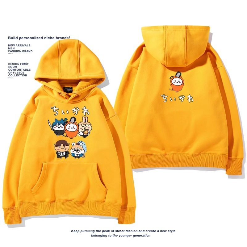 Chiikawa新款 親子情侶男女款連帽衛衣-ZUIHANG SHOP