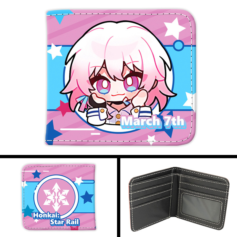 星穹鐵道Q版動漫周邊pu皮革短錢包-ZUIHANG SHOP
