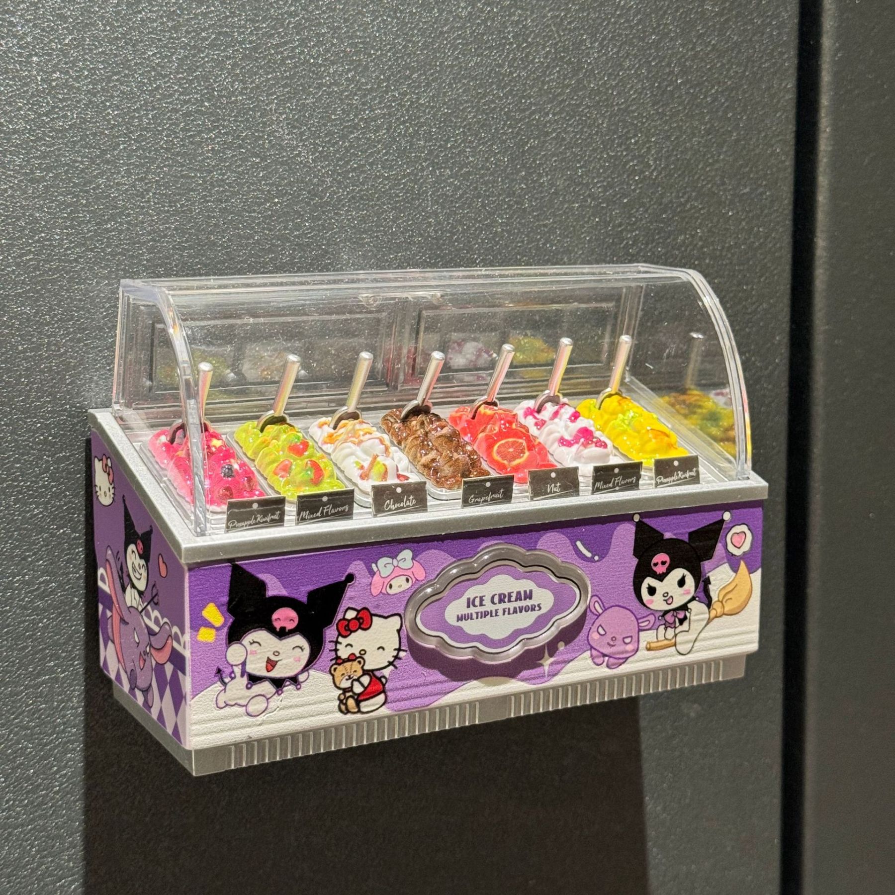 迷你小冰箱玩具 | 超市微縮臥式冰櫃擺飾模型-ZUIHANGSHOP