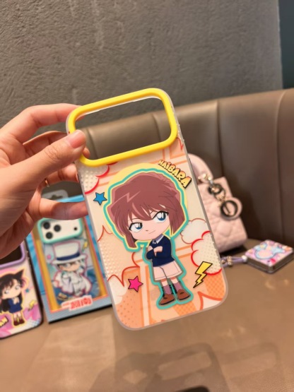 【正版授權】iPhone17系列 名偵探柯南可愛卡通高端磁吸手機殼