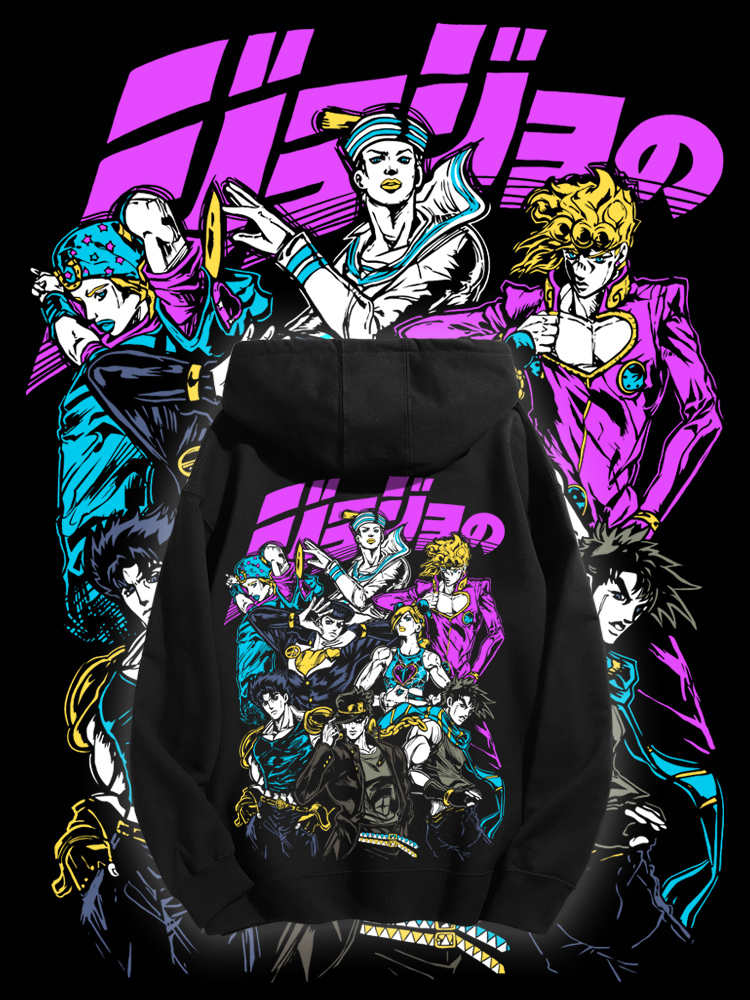 JoJo的奇妙冒險新款 親子情侶男女款連帽衛衣-ZUIHANG SHOP