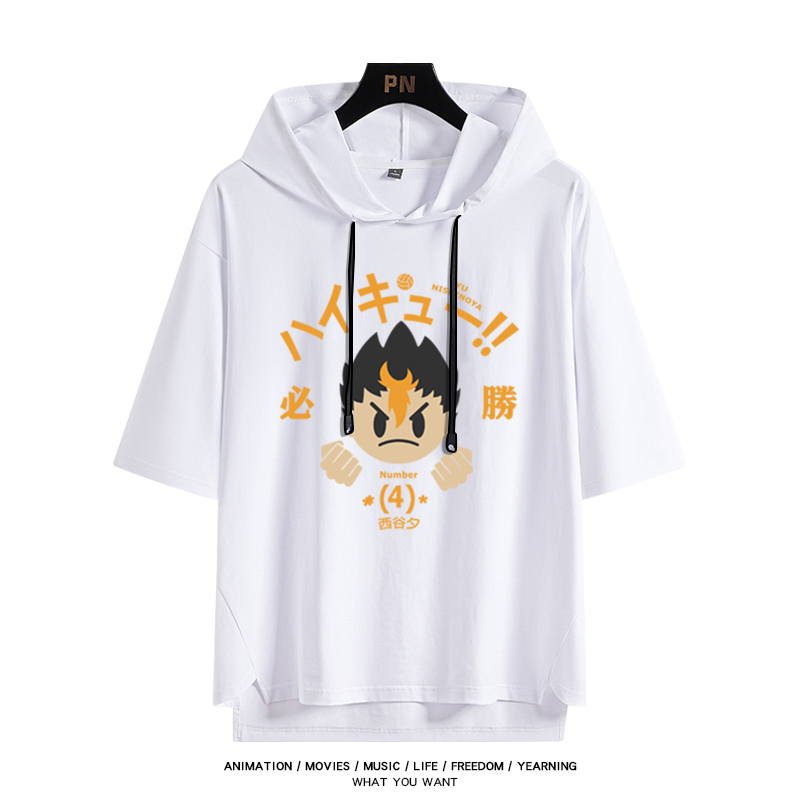 排球少年 連帽短袖T恤-ZUIHANG SHOP