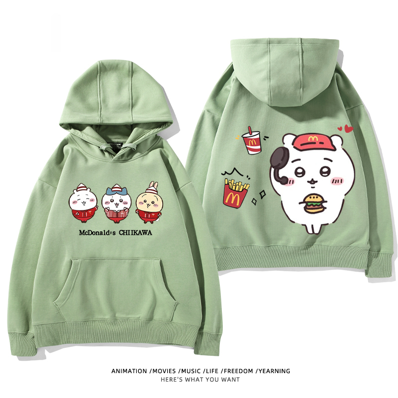 Chiikawa新款 親子情侶男女款連帽衛衣-ZUIHANG SHOP