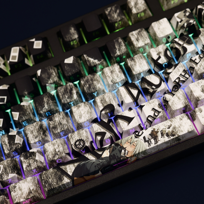 尼爾機械紀元A2透光RGB108鍵標準配列衛星軸鍵帽-ZUIHANG SHOP