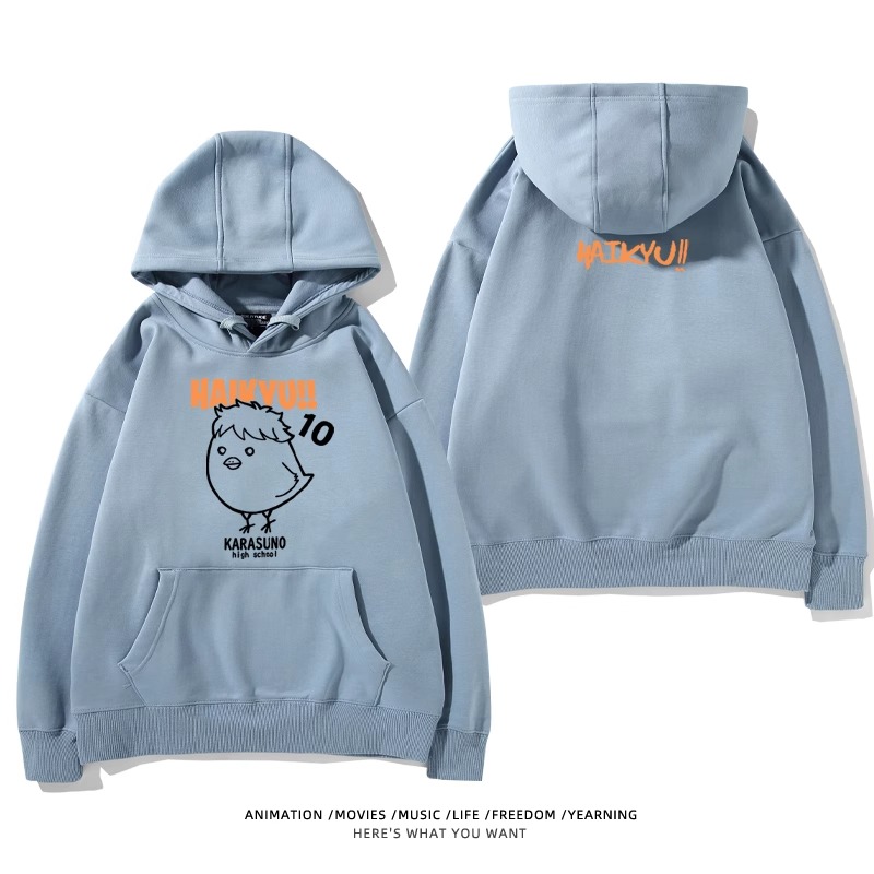 排球少年新款 親子情侶男女款連帽衛衣-ZUIHANG SHOP