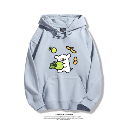 線條小狗新款 親子情侶男女款連帽衛衣-ZUIHANG SHOP