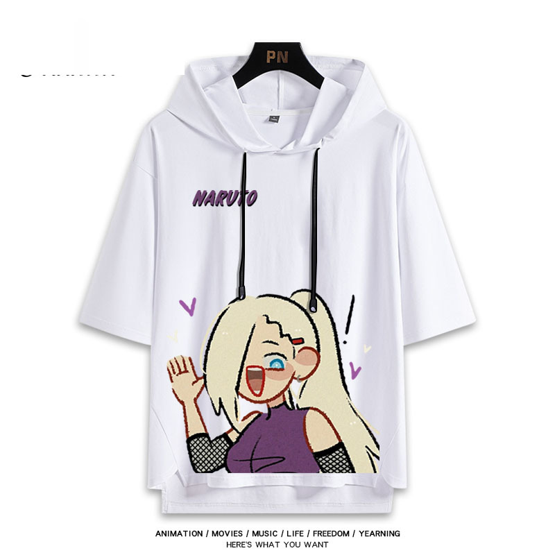 火影忍者 連帽短袖T恤