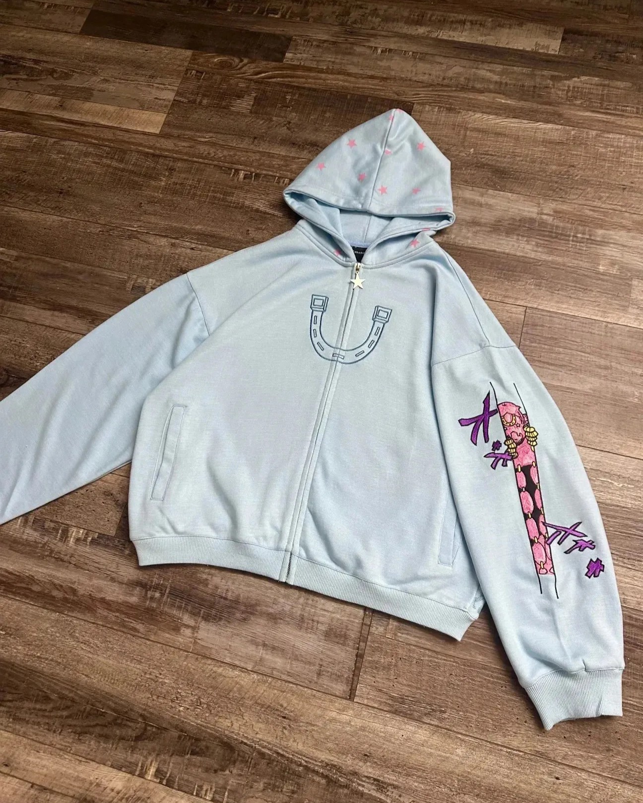 JOJO的奇妙冒險拉鍊連帽衛衣｜寬鬆男女同款・街頭風情侶上衣