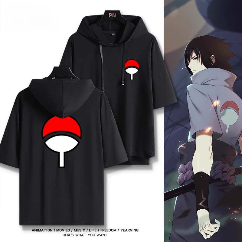 火影忍者 連帽短袖T恤