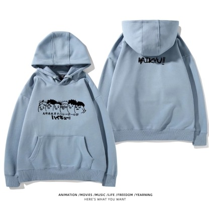 排球少年新款 親子情侶男女款連帽衛衣-ZUIHANG SHOP