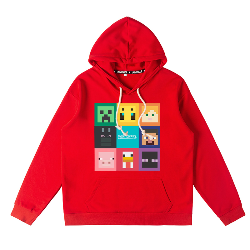 麥塊新款 親子情侶男女款連帽衛衣-ZUIHANG SHOP