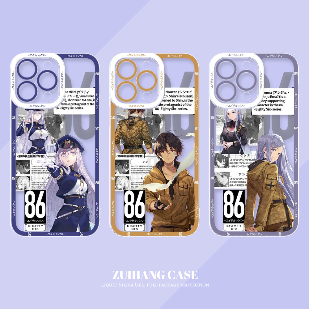 86不存在的戰區天使眼透明防摔軟殼-ZUIHANG SHOP