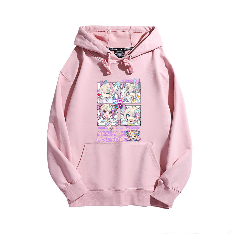 主播女孩重度依賴新款 親子情侶男女款連帽衛衣-ZUIHANG SHOP