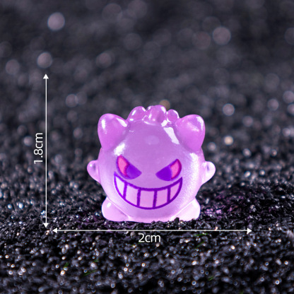 寶可夢 創意夜光小精靈萌粒 微景觀擺件