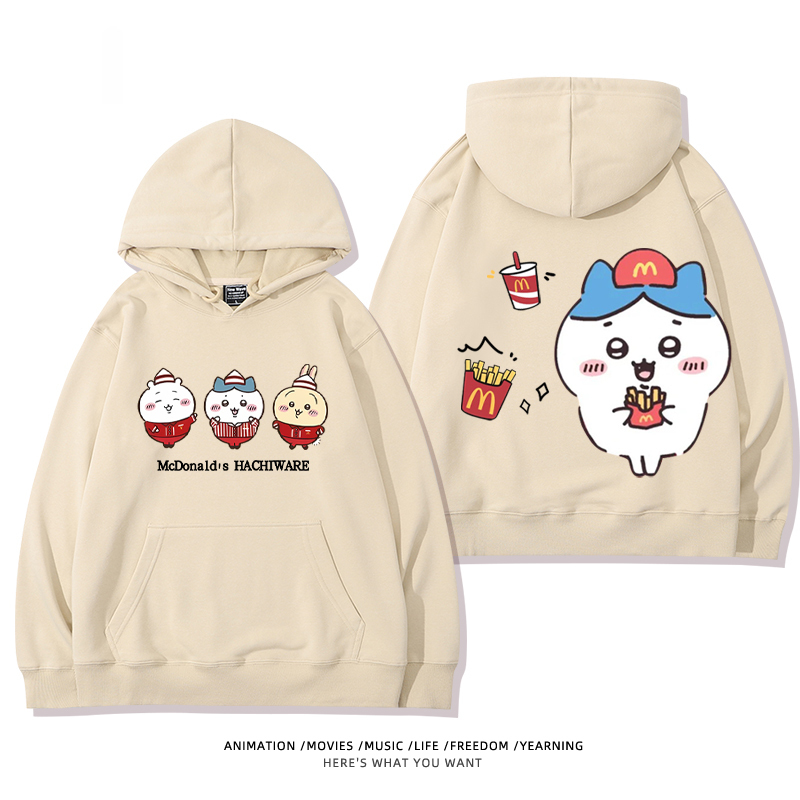 Chiikawa新款 親子情侶男女款連帽衛衣-ZUIHANG SHOP