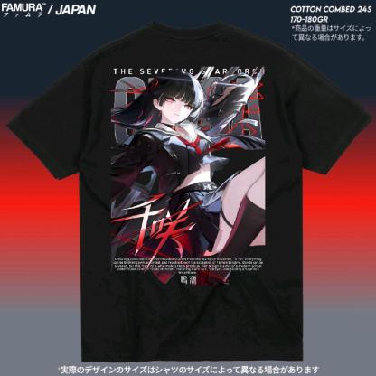 千咲 鳴潮 遊戲主題T恤