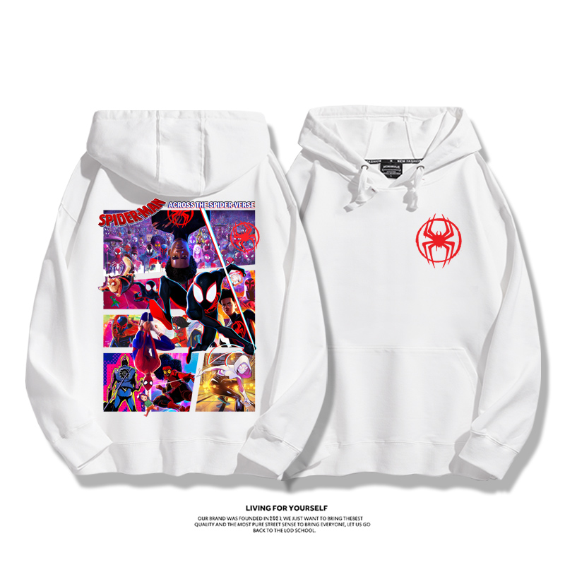 蜘蛛俠縱橫宇宙新款 親子情侶男女款連帽衛衣-ZUIHANG SHOP