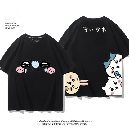 Chiikawa 2025親子情侶男女同款 印花短袖T恤-ZUIHANG SHOP