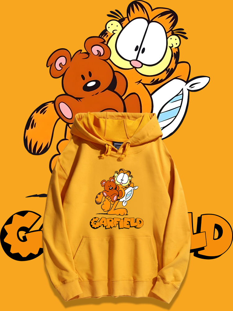 加菲貓新款 親子情侶男女款連帽衛衣-ZUIHANG SHOP