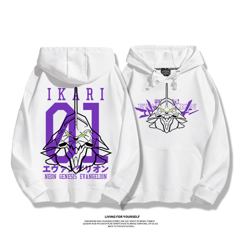 新世紀福音戰士新款 親子情侶男女款連帽衛衣-ZUIHANG SHOP