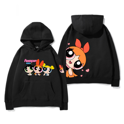 飛天小女警新款 親子情侶男女款連帽衛衣-ZUIHANG SHOP