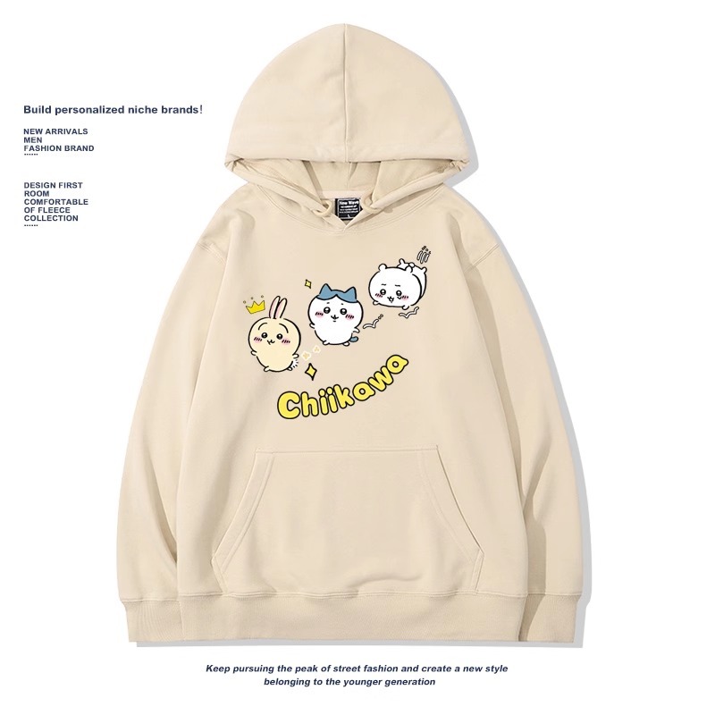 Chiikawa新款 親子情侶男女款連帽衛衣-ZUIHANG SHOP
