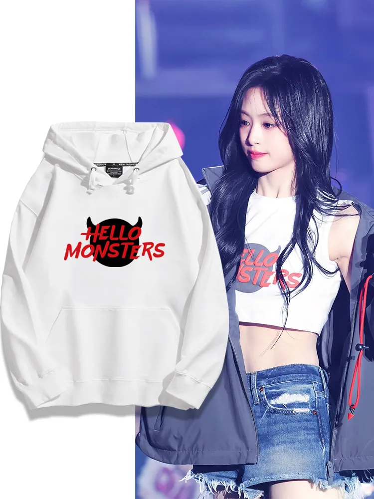 BABYMONSTER 2025秋冬新款 親子情侶男女連帽衛衣