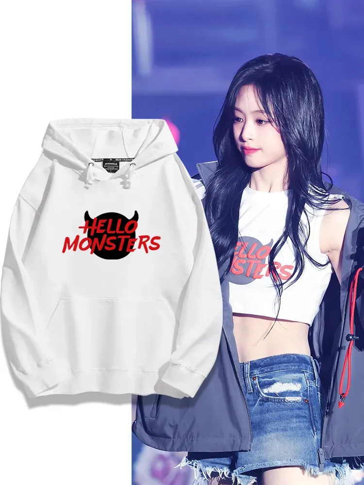 BABYMONSTER 2025秋冬新款 親子情侶男女連帽衛衣