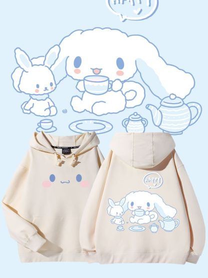 大耳狗新款 親子情侶男女款連帽衛衣