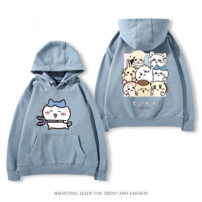 Chiikawa新款 親子情侶男女款連帽衛衣-ZUIHANG SHOP