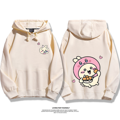 Chiikawa新款 親子情侶男女款連帽衛衣