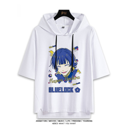 藍色監獄 連帽短袖T恤-ZUIHANG SHOP