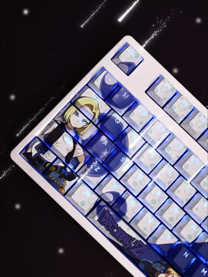 人造人18號透光RGB108鍵標準配列衛星軸鍵帽