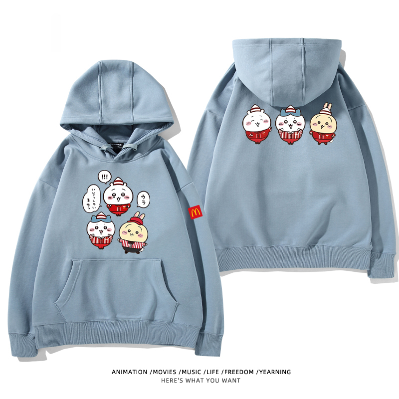 Chiikawa新款 親子情侶男女款連帽衛衣-ZUIHANG SHOP