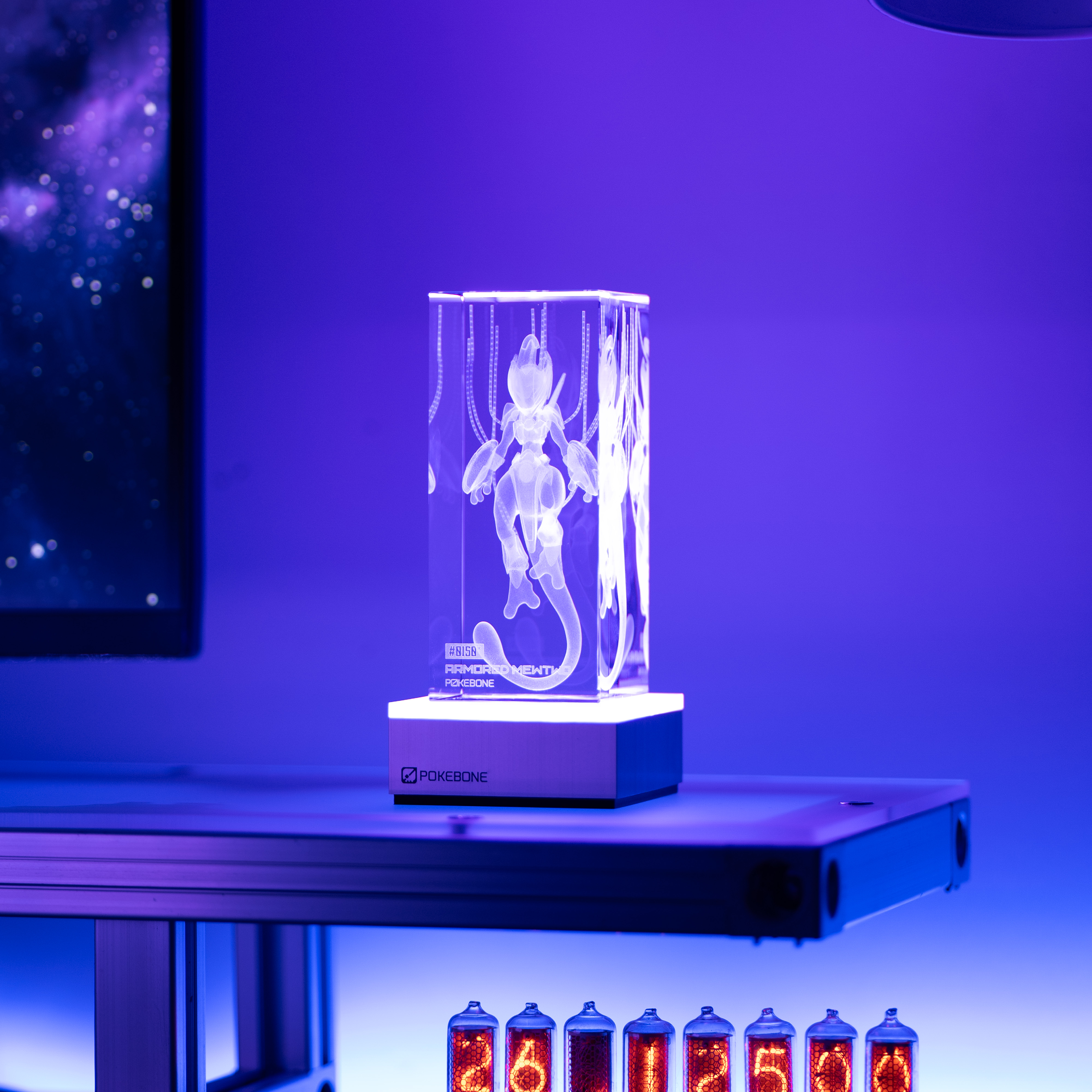 機甲超夢骨骼水晶燈 智能RGB調光 金屬底座-ZUIHANG SHOP