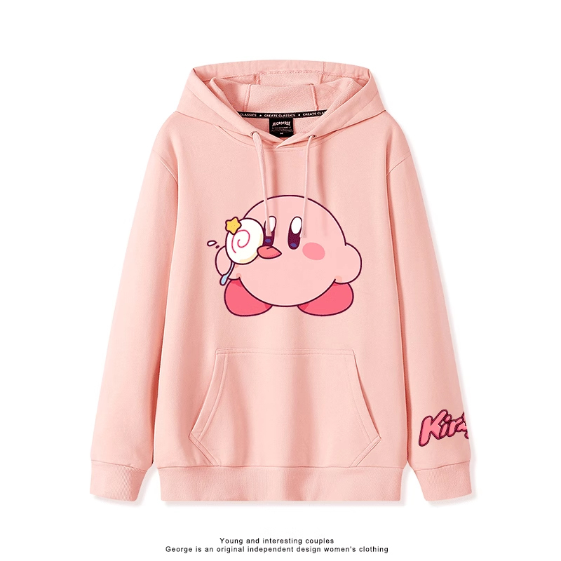 星之卡比 2025秋冬新款 親子情侶裝連帽衛衣