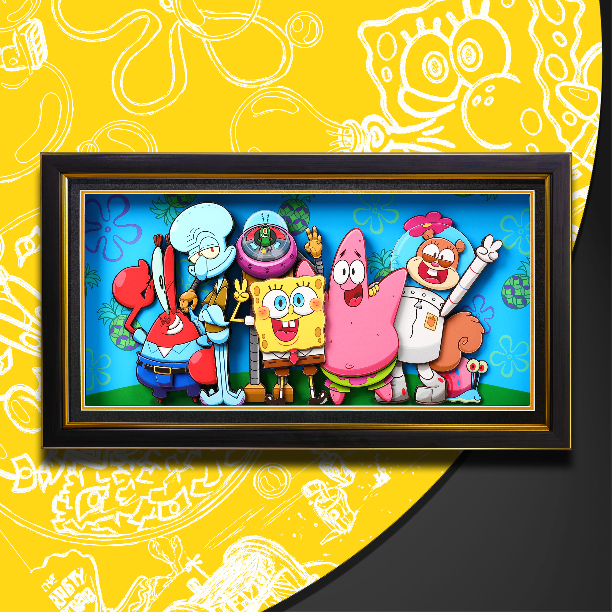 海綿寶寶 3D立體畫-ZUIHANG SHOP