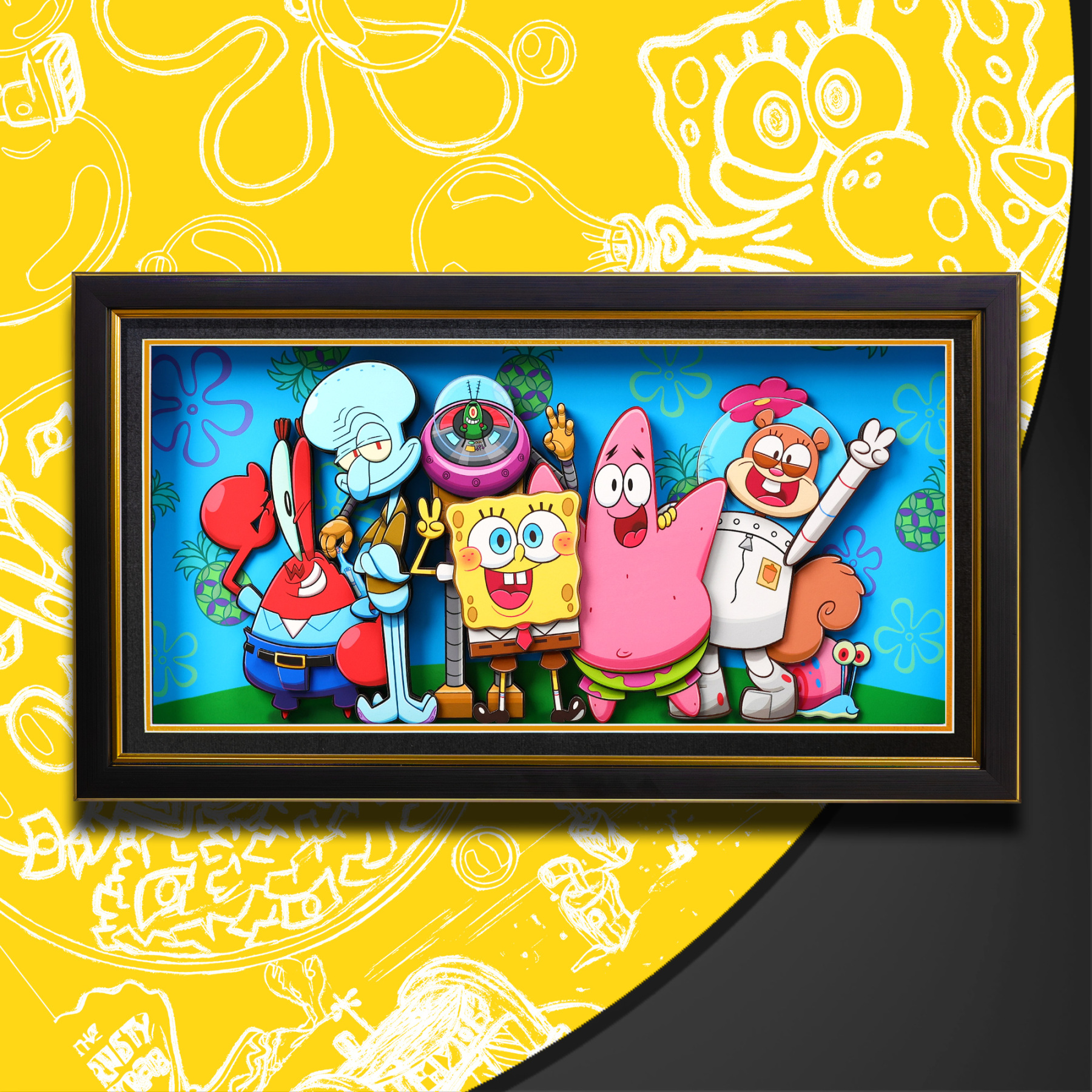 海綿寶寶 3D立體畫-ZUIHANG SHOP