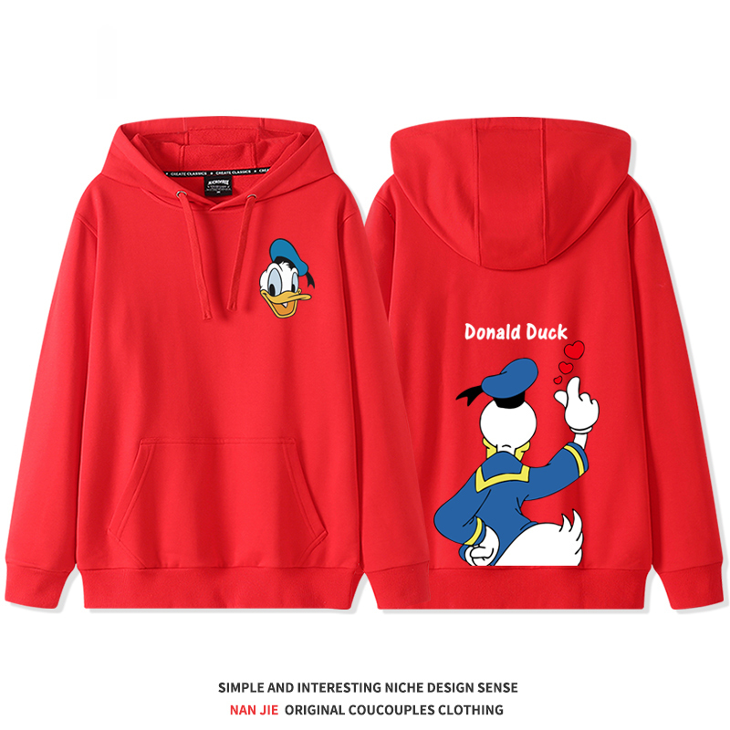 迪士尼 2025秋冬新款 親子情侶裝連帽衛衣