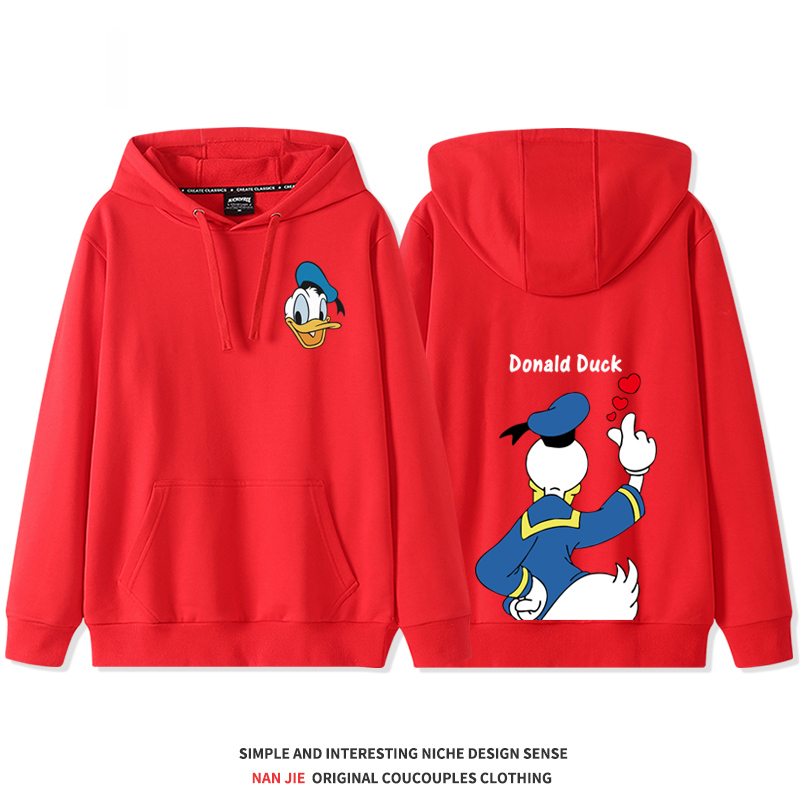 迪士尼 2025秋冬新款 親子情侶裝連帽衛衣