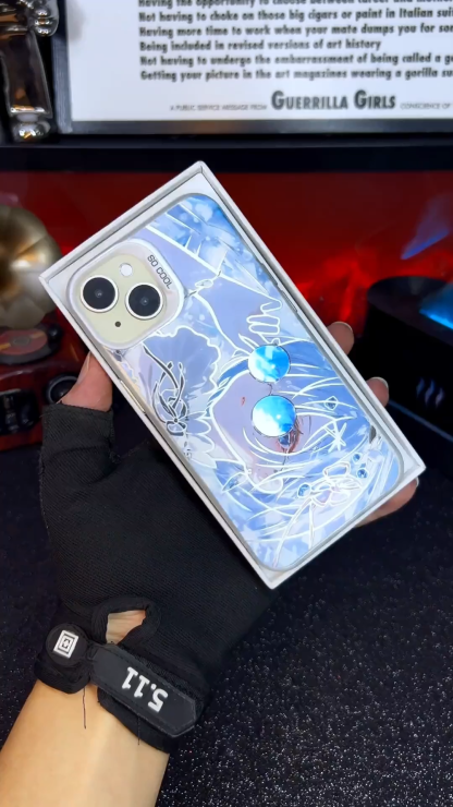 Re:Zero 彩銀線條漸變防摔手機殼