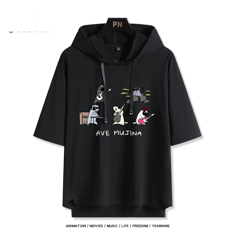 BanG Dream! Ave Mujica 若葉睦 連帽短袖T恤