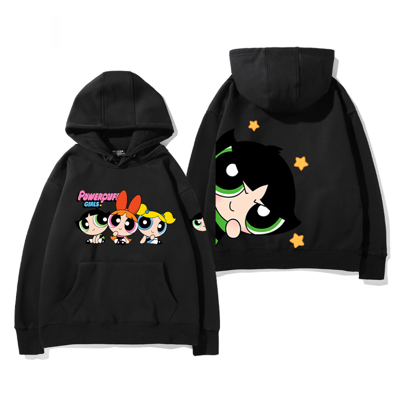 飛天小女警新款 親子情侶男女款連帽衛衣-ZUIHANG SHOP