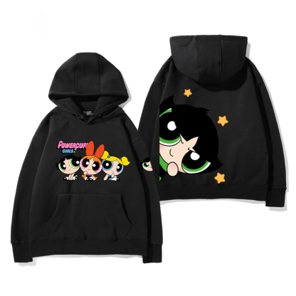 飛天小女警新款 親子情侶男女款連帽衛衣-ZUIHANG SHOP