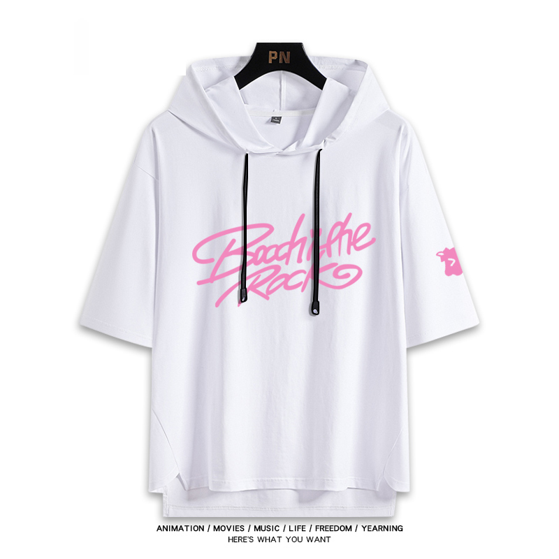 孤獨搖滾新款 親子情侶男女款連帽短袖T恤-ZUIHANG SHOP