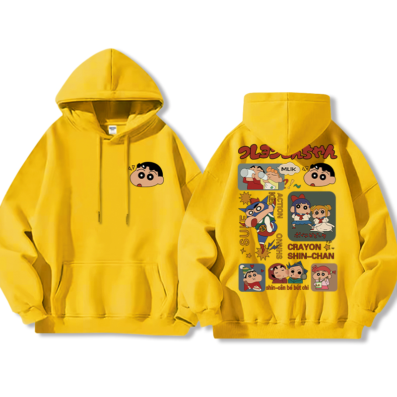 蠟筆小新新款 親子情侶男女款連帽衛衣-ZUIHANG SHOP