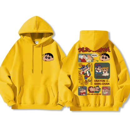 蠟筆小新新款 親子情侶男女款連帽衛衣-ZUIHANG SHOP