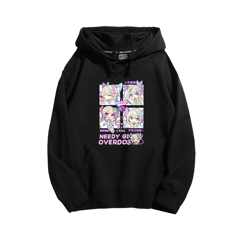 主播女孩重度依賴新款 親子情侶男女款連帽衛衣-ZUIHANG SHOP